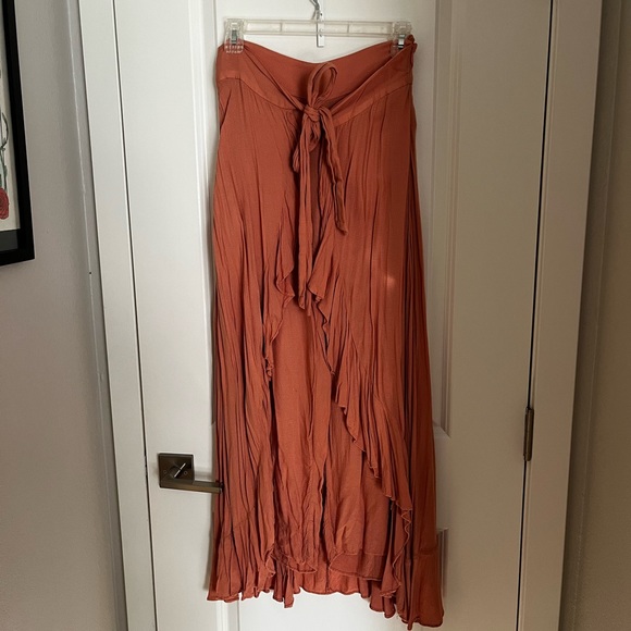 Free People pink wraps pants/skirt - Picture 9 of 15